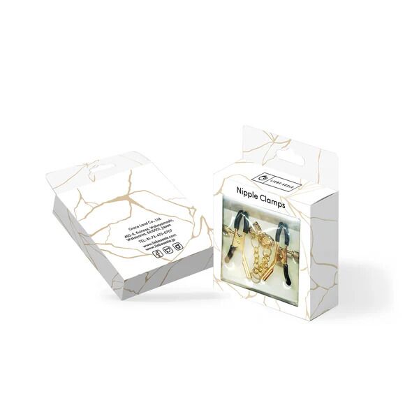    Liebe Seele Hollow Heart Nipple Clamps Gold