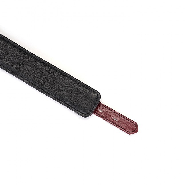     Liebe Seele Wine Red Curved Collar, -