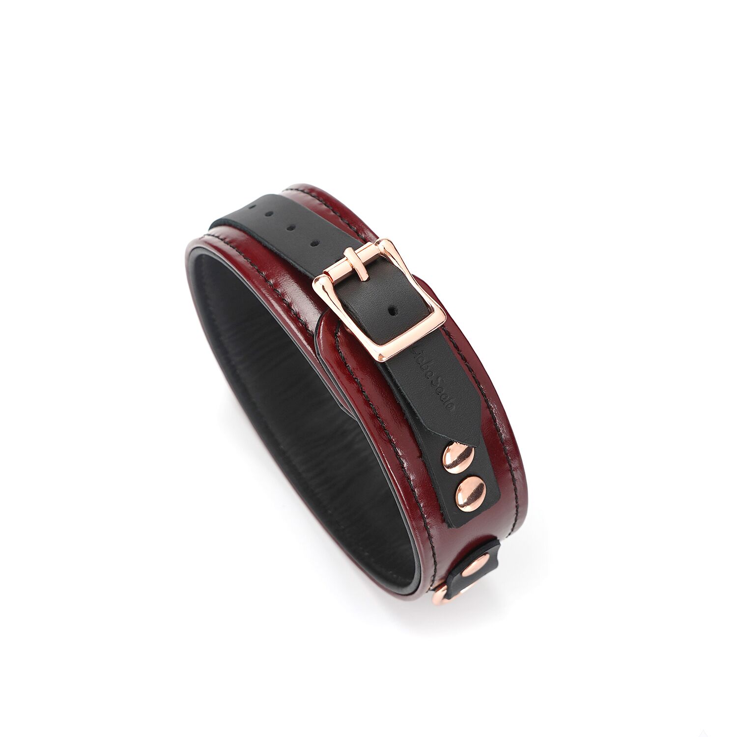 ������� ������� � �������� Liebe Seele Wine Red Collar and Leash, 3 ������ ��� ���������