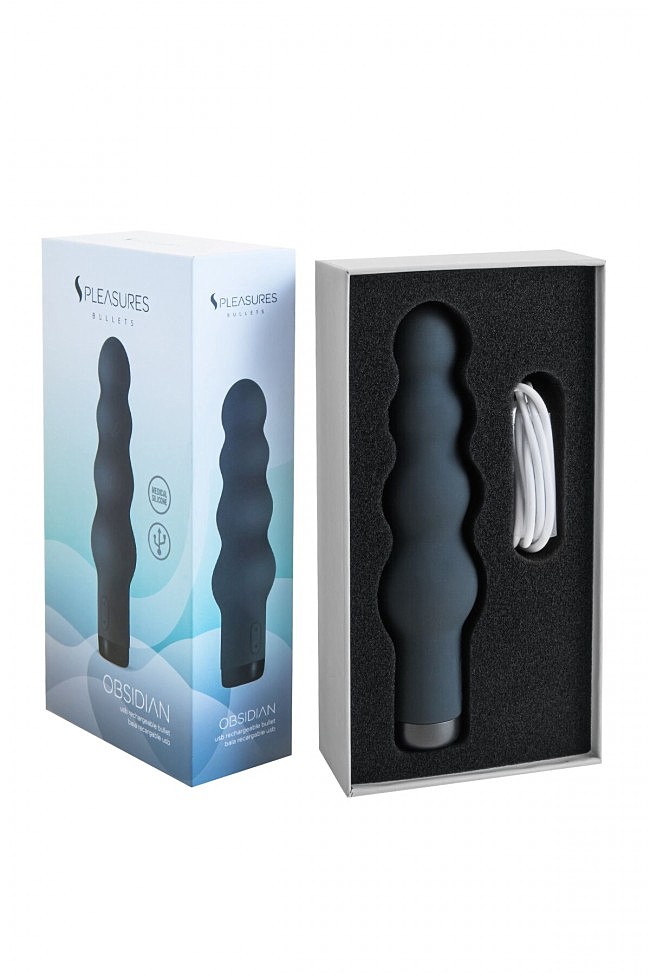      S Pleasures Bullets Obsidian, 10  , 16,6  4,2 