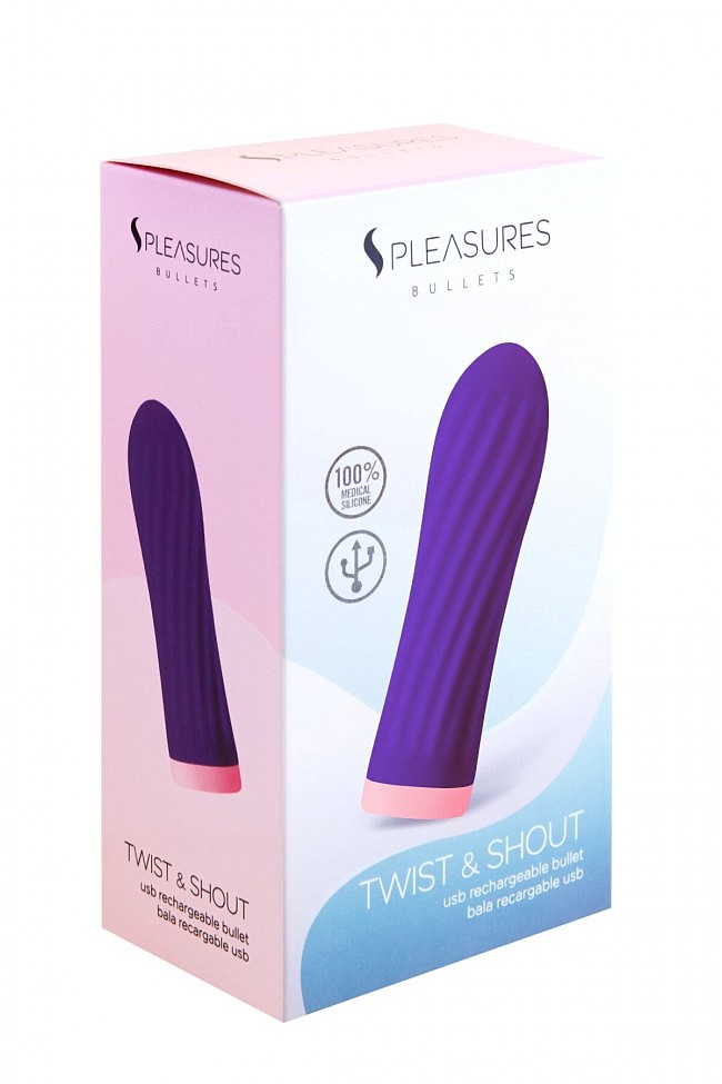  S Pleasures Bullets Twist & Shout Cerise,  , 10 , 8,5  2,5 