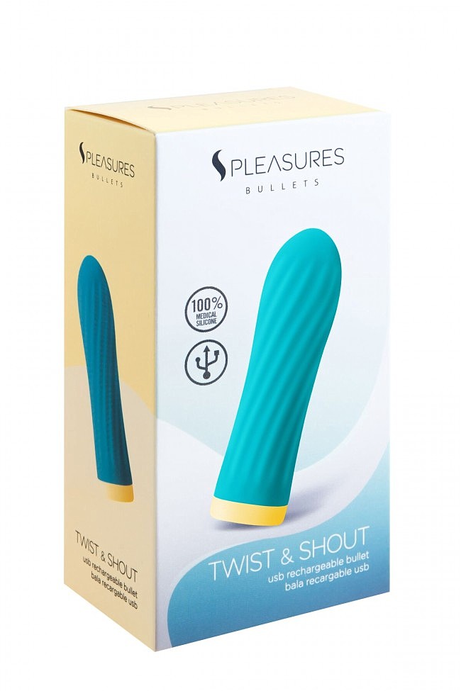  S Pleasures Bullets Twist & Shout Cerise,  , 10 , 8,5  2,5 