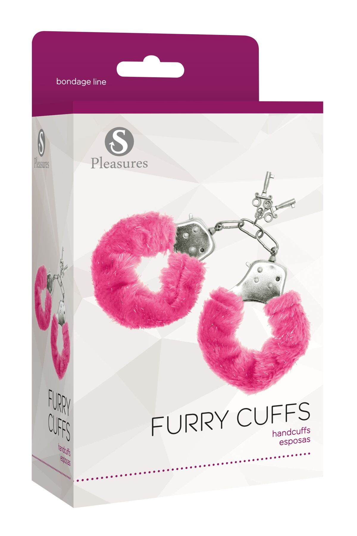  S Pleasures Furry Cuffs   , 2   