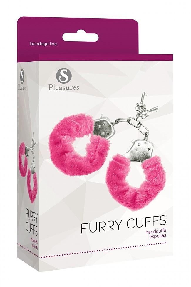  S Pleasures Furry Cuffs   , 2   