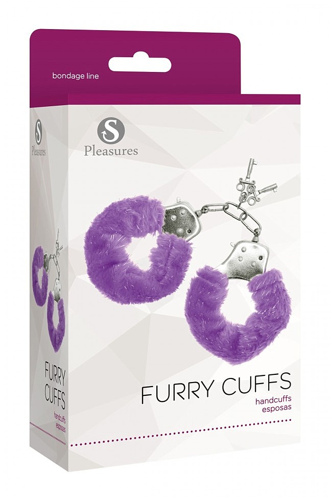 S Pleasures Furry Cuffs   , 2   