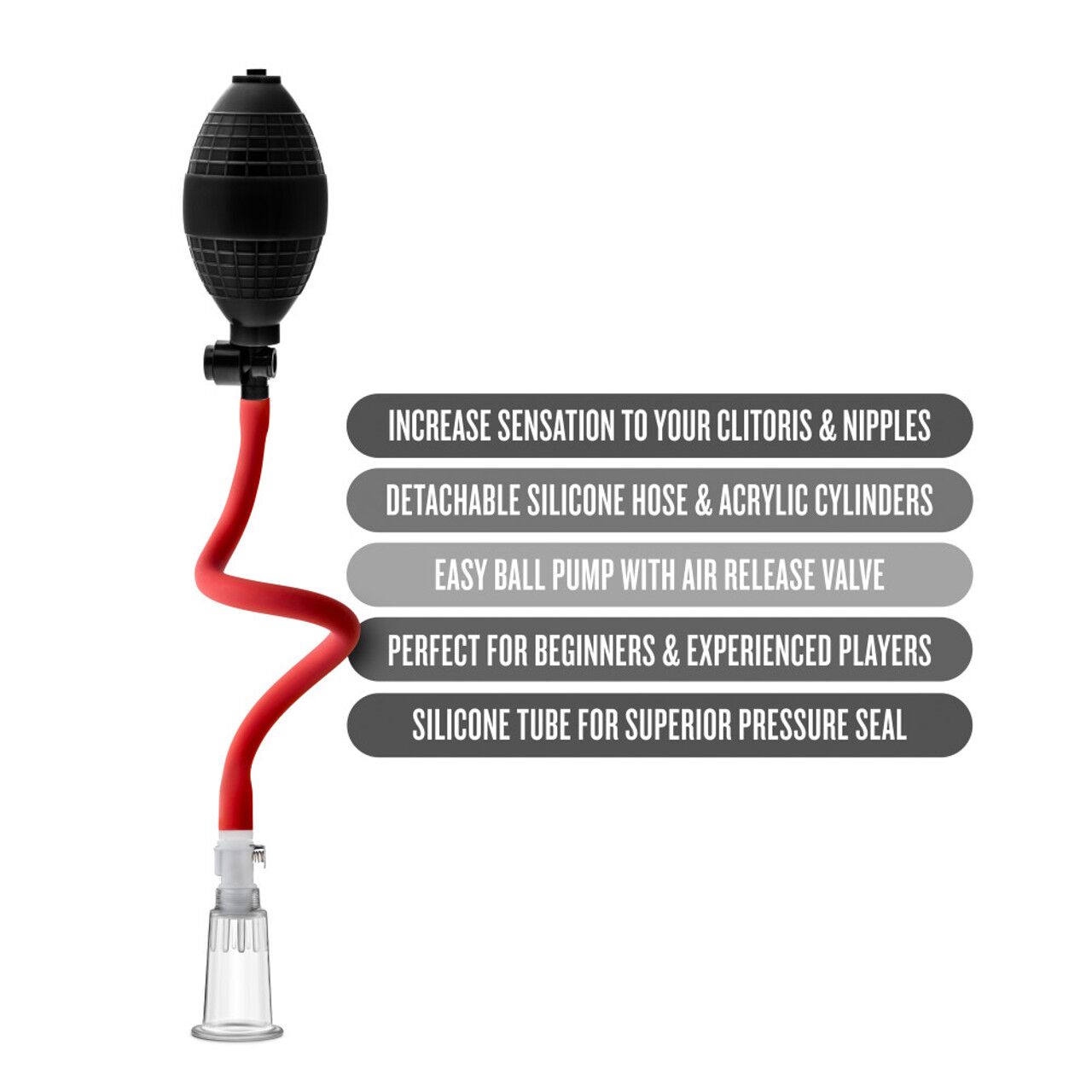     TEMPTASIA BEGINNERS CLITORAL PUMP SYSTEM Blush