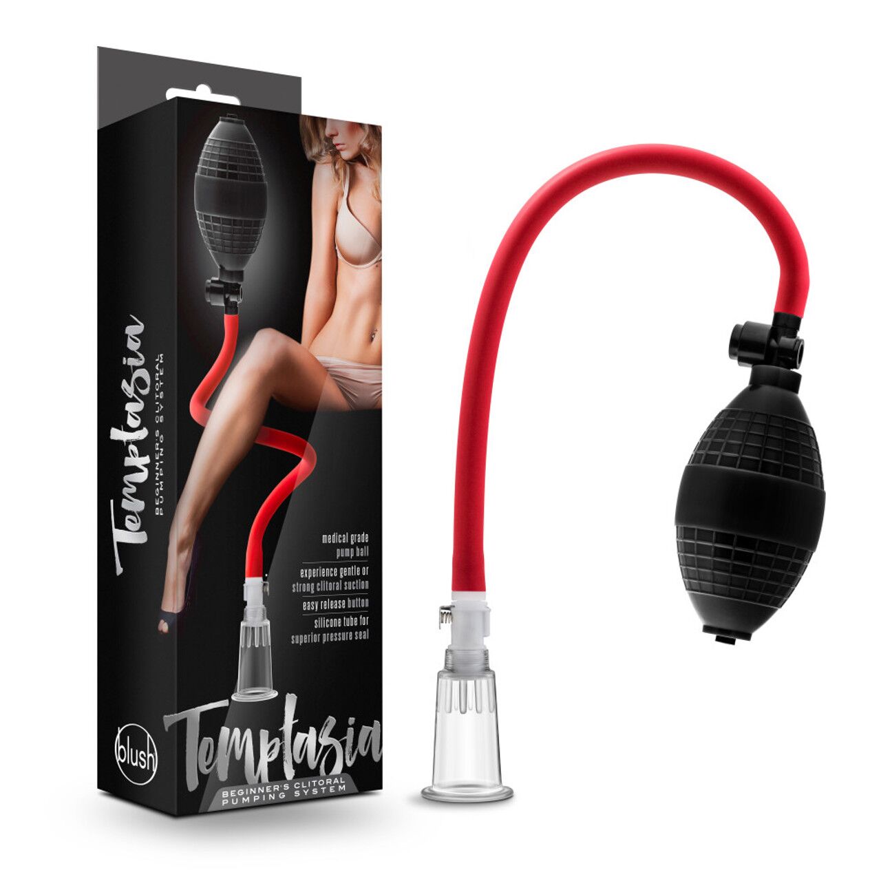     TEMPTASIA BEGINNERS CLITORAL PUMP SYSTEM Blush
