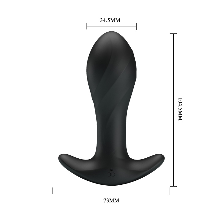     Pretty Love Anal Plug Vibrating Massager Black, 10,45  3,45 