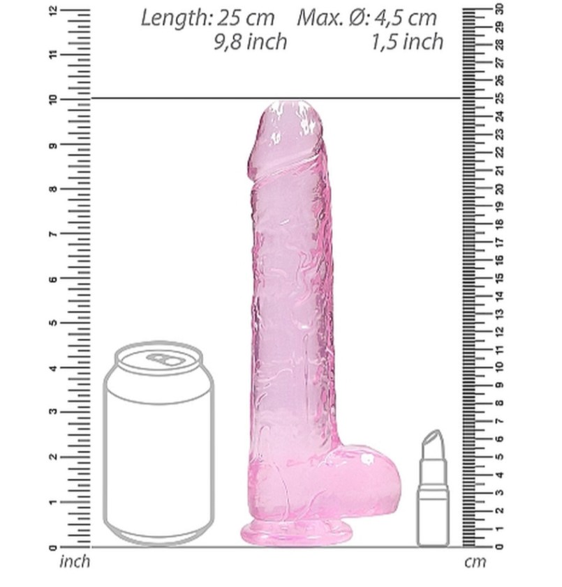     Realrock Dildo 9 Pink, -, 25  4,5 