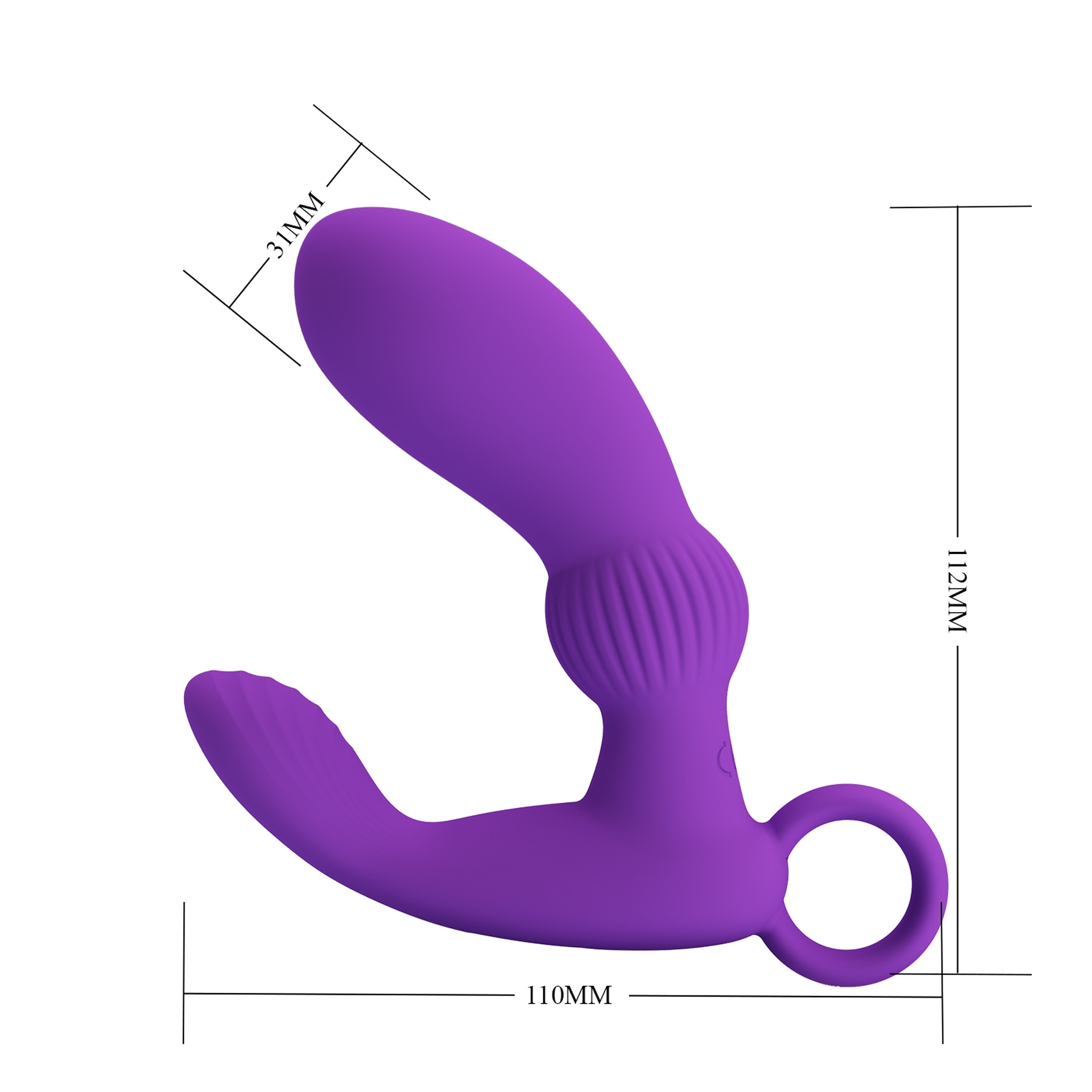   Pretty Love Cayla Stimulator Purple, 12  , 11,2  3,1 