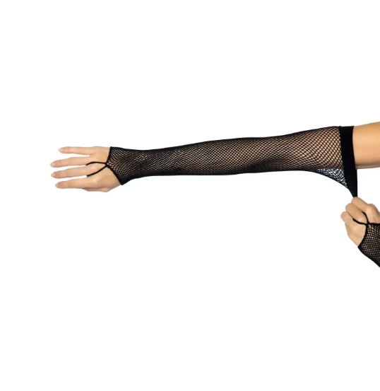   Leg Avenue Fishnet Arm Warmers black