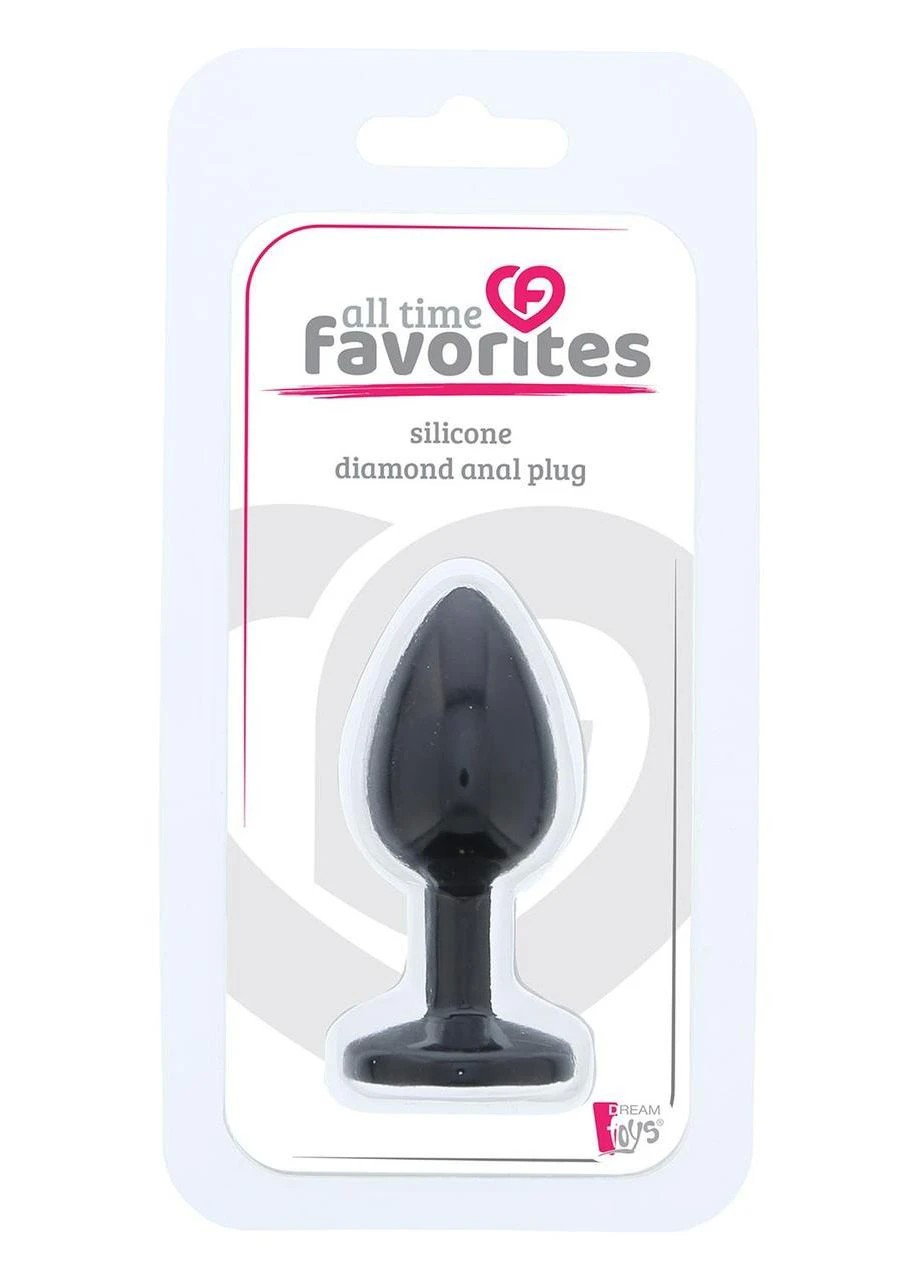      ALL TIME FAVORITES SILICONE DIAMOND PLUG, 7  2,8 