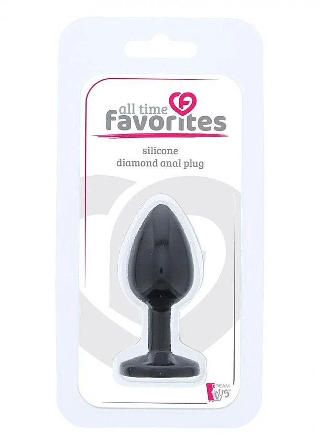      ALL TIME FAVORITES SILICONE DIAMOND PLUG, 7  2,8 