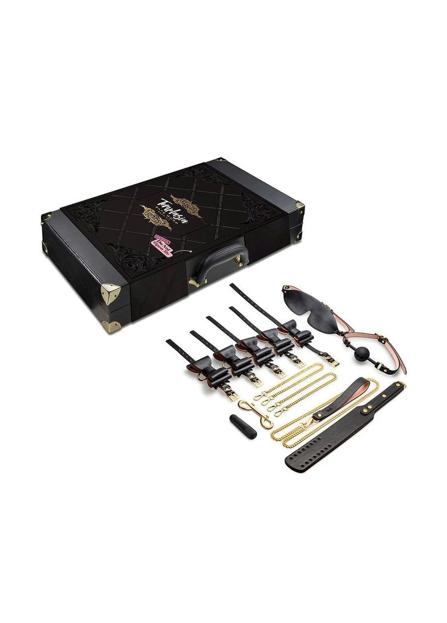      Temptasia Safe Word Bondage Kit With Suitcase Black, 10 