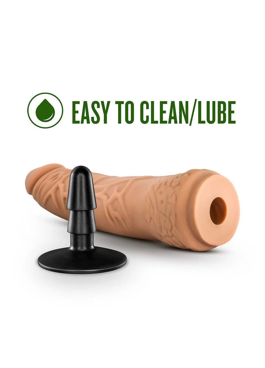    Blush Hexanite Dildo With   Lock On, 19  5 
