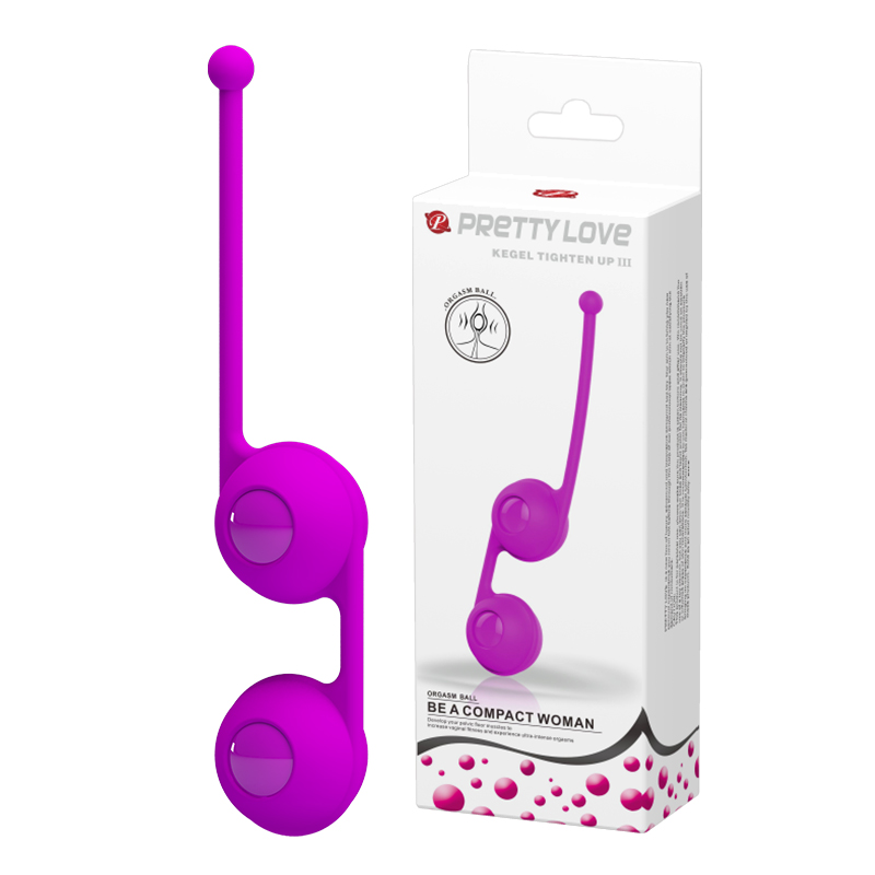       Pretty Love Kegel Tighten Up Balls III Purple, 17  3,5 