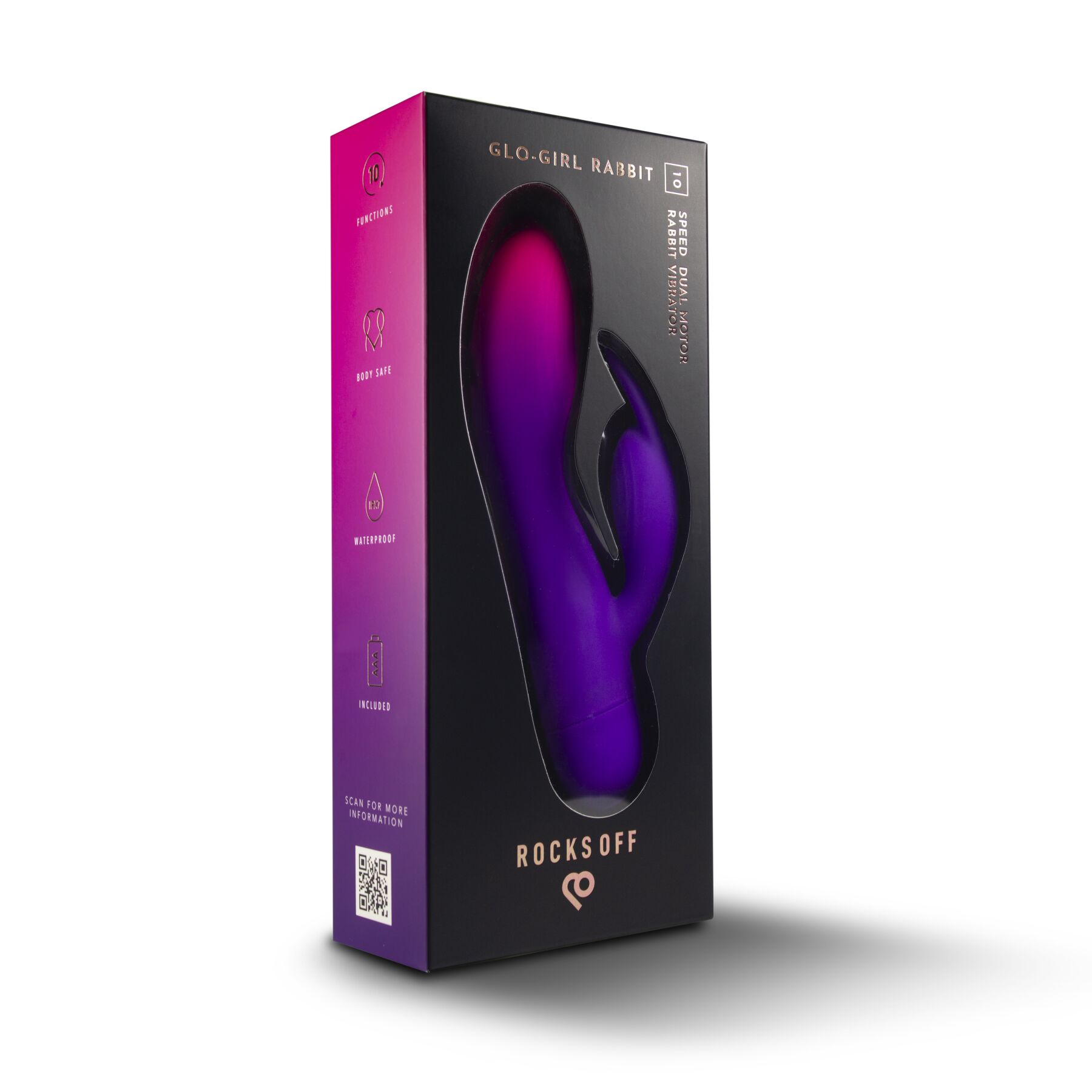 - Rocks Off Glo Girl Rabbit  , 10  