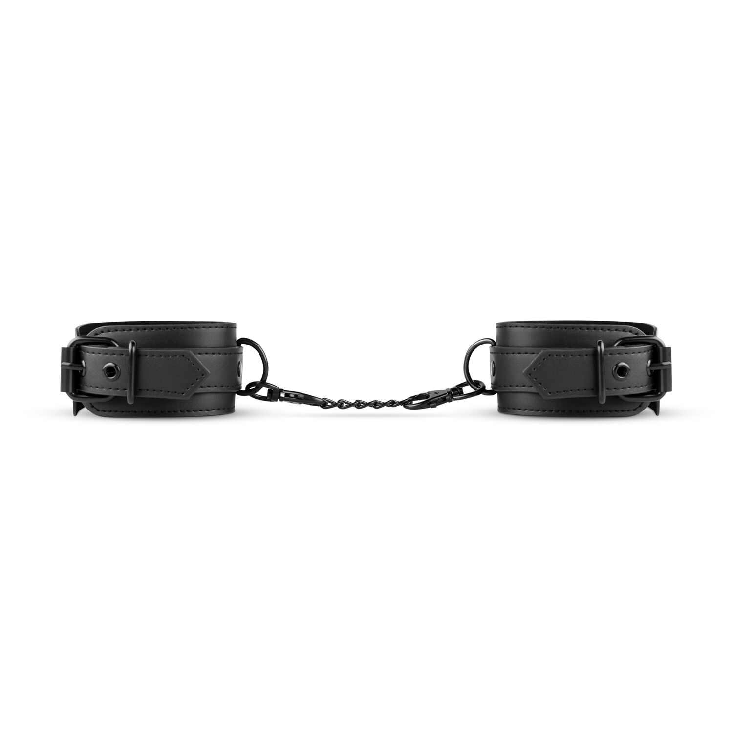  Bedroom Fantasies: Faux Leather Handcuffs One Size, 