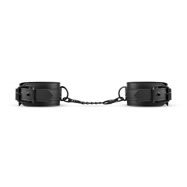  Bedroom Fantasies: Faux Leather Handcuffs One Size, 