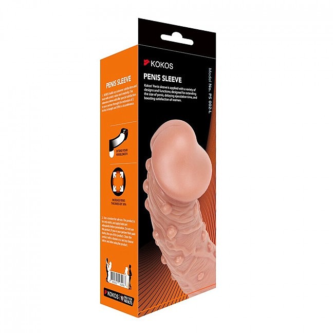    Kokos Penis Sleeve PS 002 L