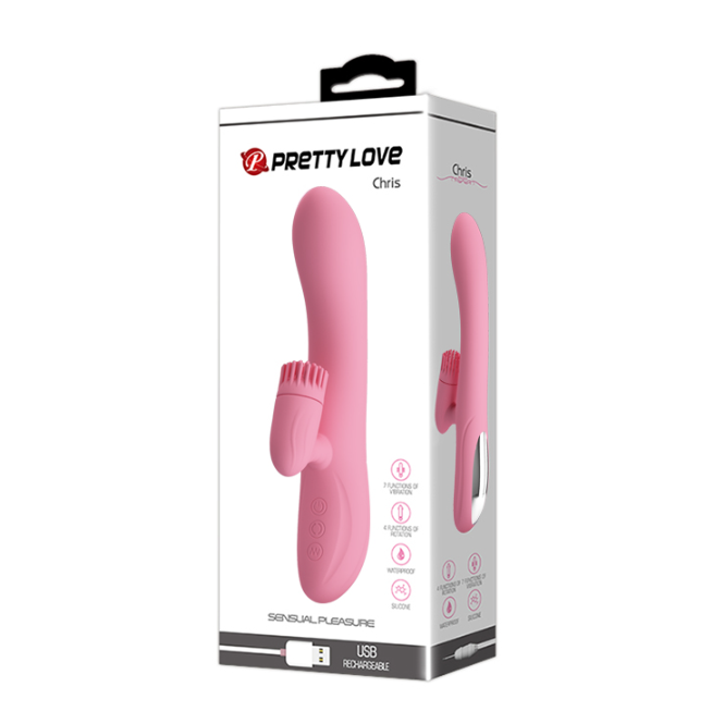     Pretty Love Chris Vibrator Pink   