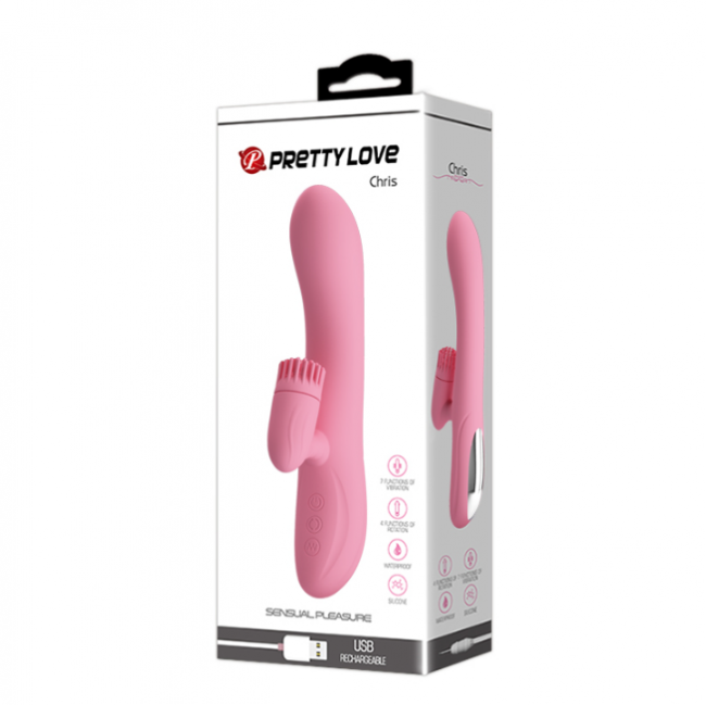     Pretty Love Chris Vibrator Pink   
