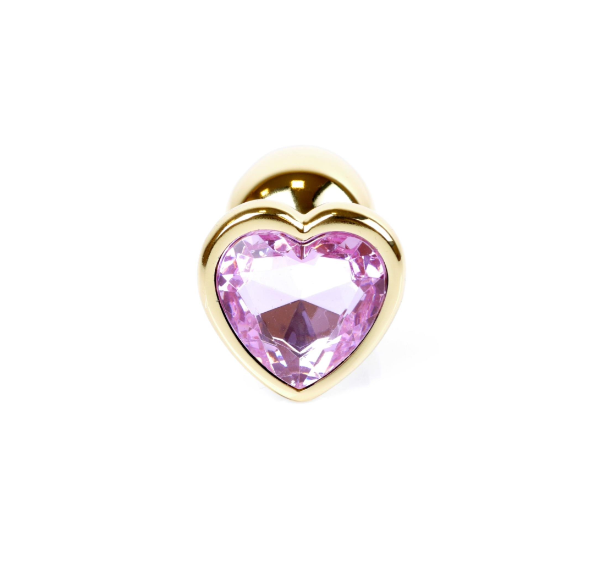    Jewellery Gold Heart Plug Rose 7   2,7 . 