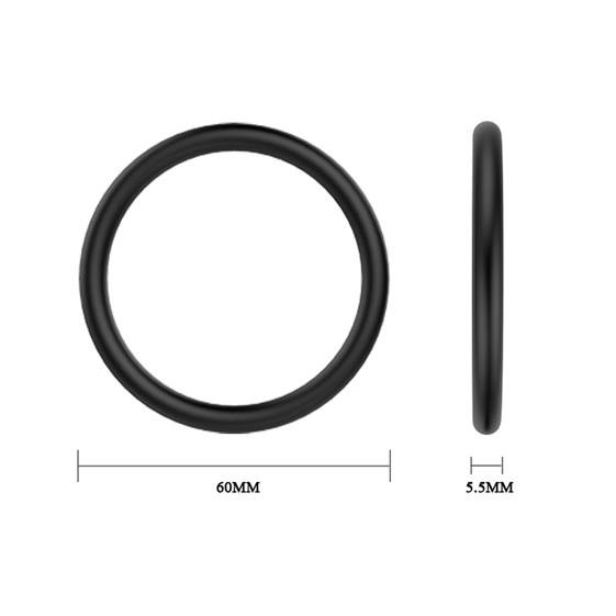      Baile Cock & Ball Rings Rubber Set, 