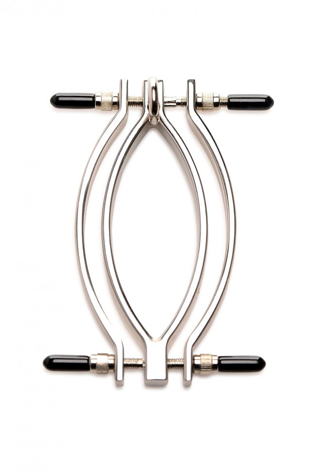       Master Series Pussy Tugger Adjustable Vagina Clamp with Chain
