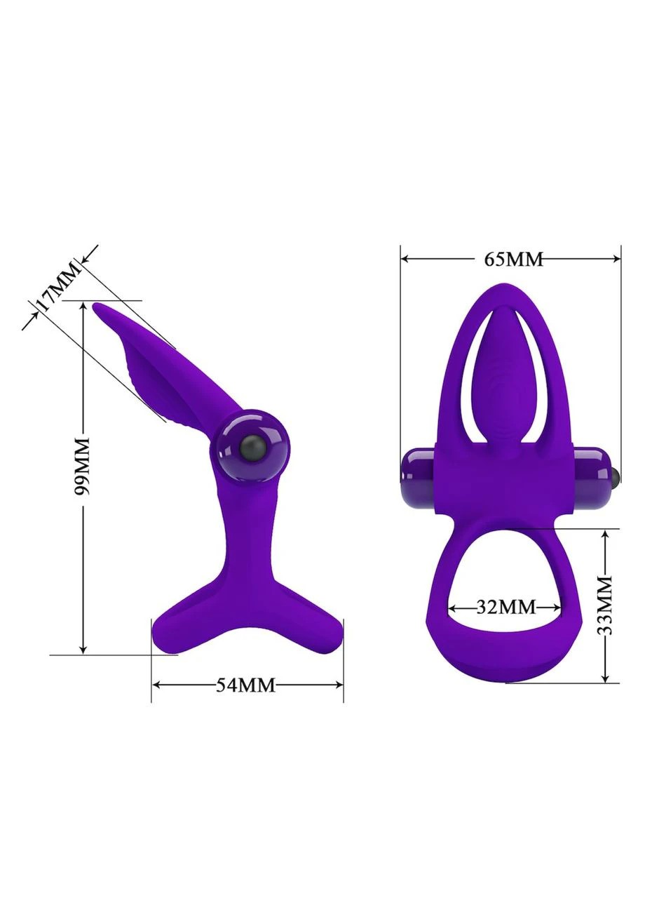    Pretty Love Vibration Cock Ring, 10 vibration functions