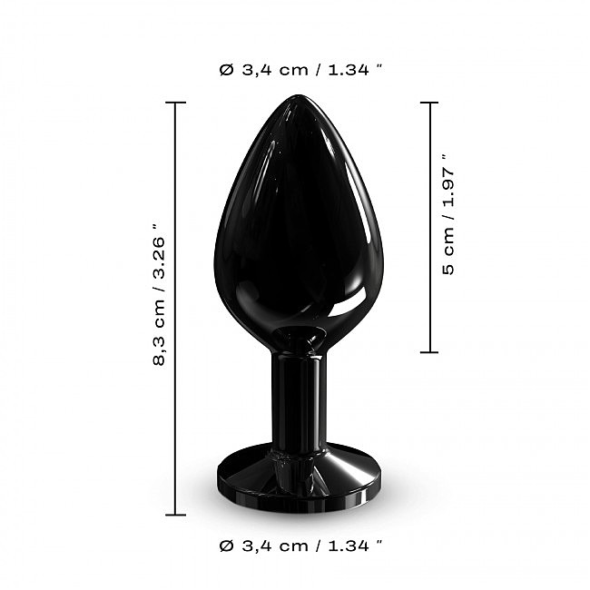         Dorcel Diamond Plug BLACK
