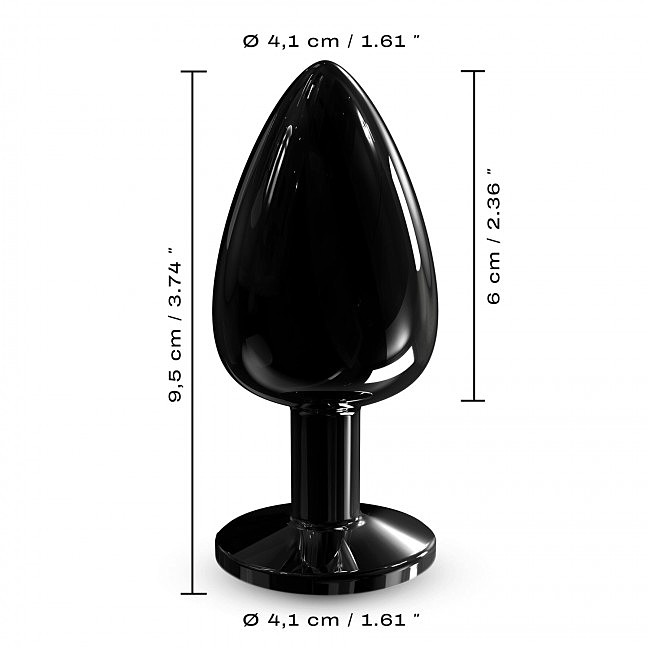         Dorcel Diamond Plug BLACK