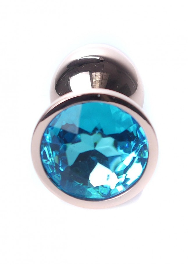   Jewellery Red Gold Plug Light Blue, , 7  2,7 