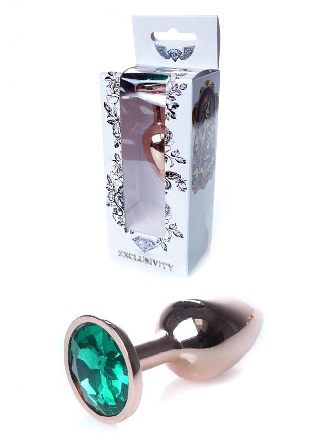    Jewellery Red Gold Plug Green,  , 7  2,7 
