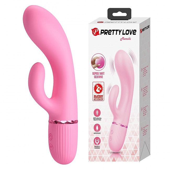 - Pretty Love Marski Vibrator Pink, , 10  , 18  3,6 