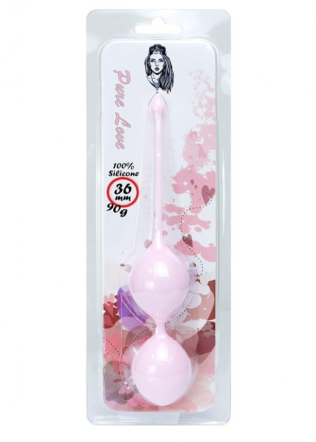    Boys of Toys Silicone Kegel Balls Light Pink,  90 