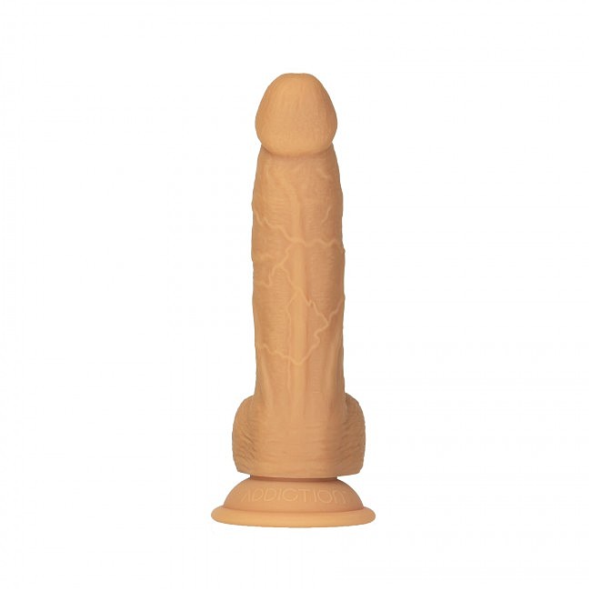  ADDICTION Dual Density Silicone Dildo Caramel,  , 20,3  4,3 