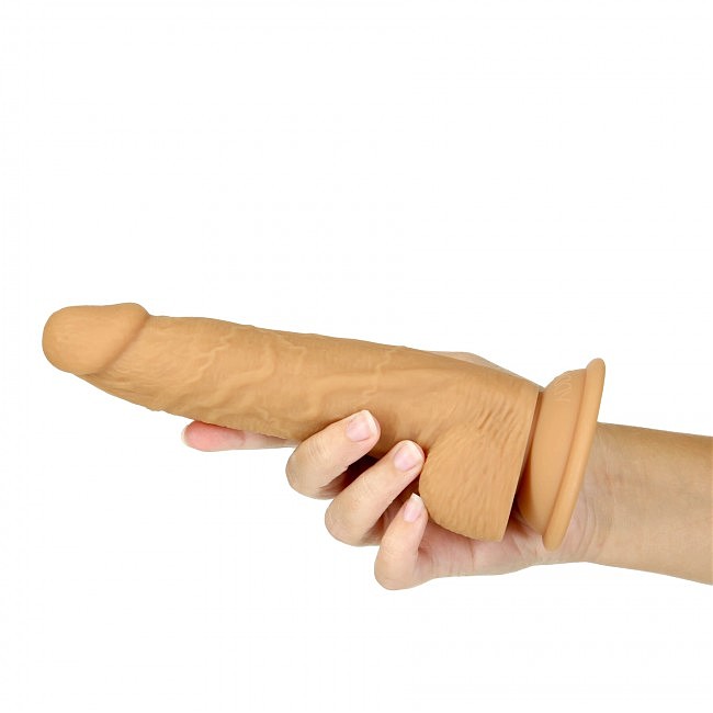 ADDICTION Dual Density Silicone Dildo Caramel,  , 20,3  4,3 