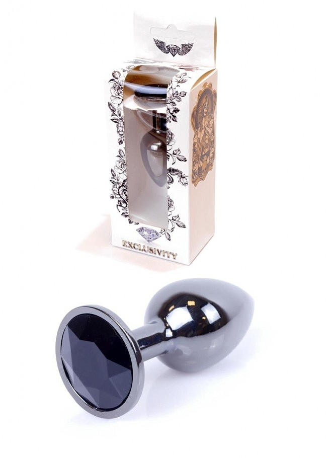     Jewellery Dark Silver PLUG Black, 7  2,7 