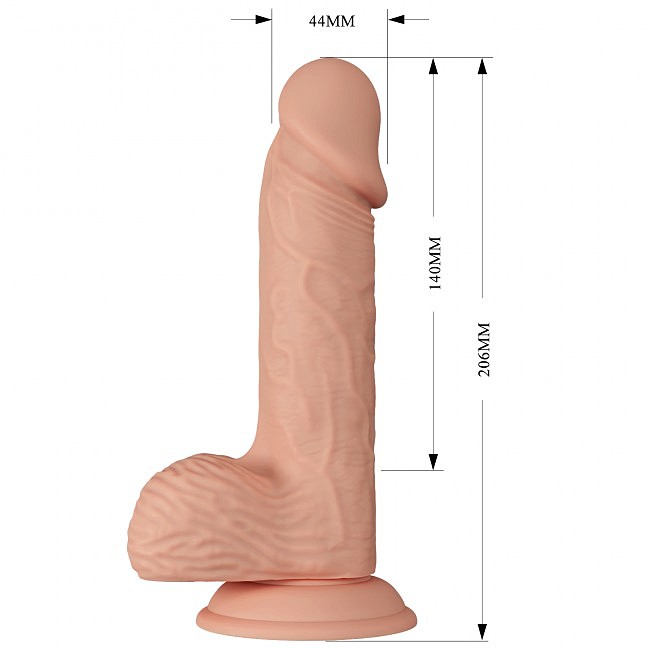    Beautiful Encounter Catoblepas Dildo Flesh, 20,6  4,4 