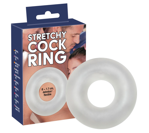    Stretchy Cock Ring Clear