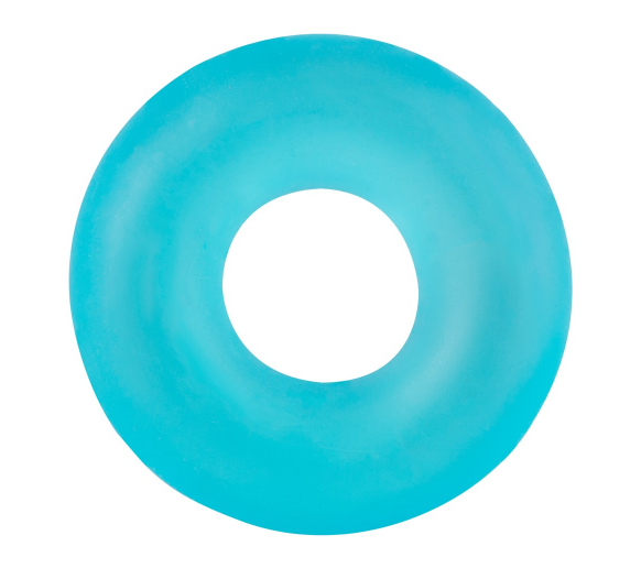    Stretchy Cockring Frosted Blau