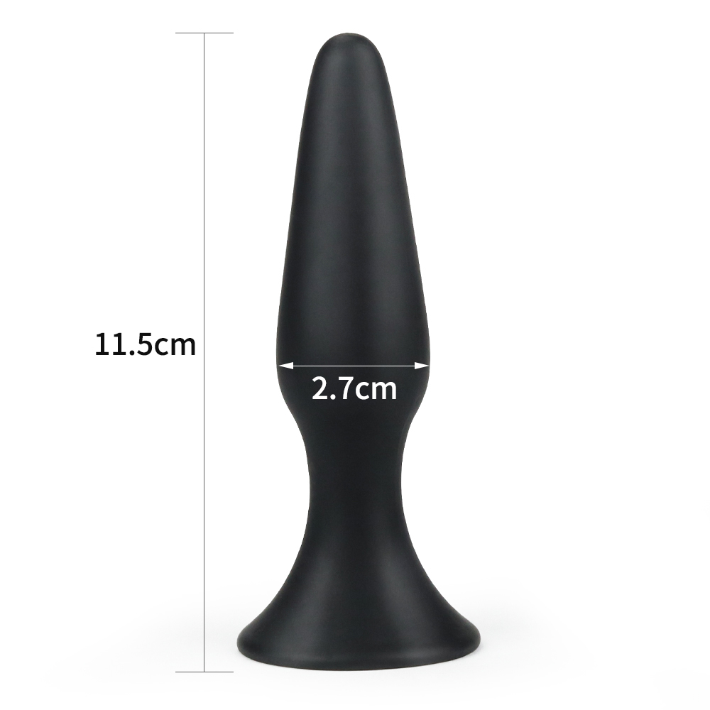    Lure Me Butt Plug S Black LoveToy, 11,5  2,7 