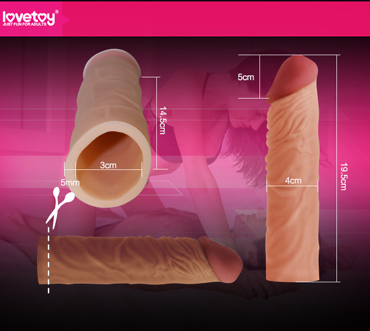    Pleasure X-Tender Penis Sleeve Add 1 LoveToy, 19,5  4 