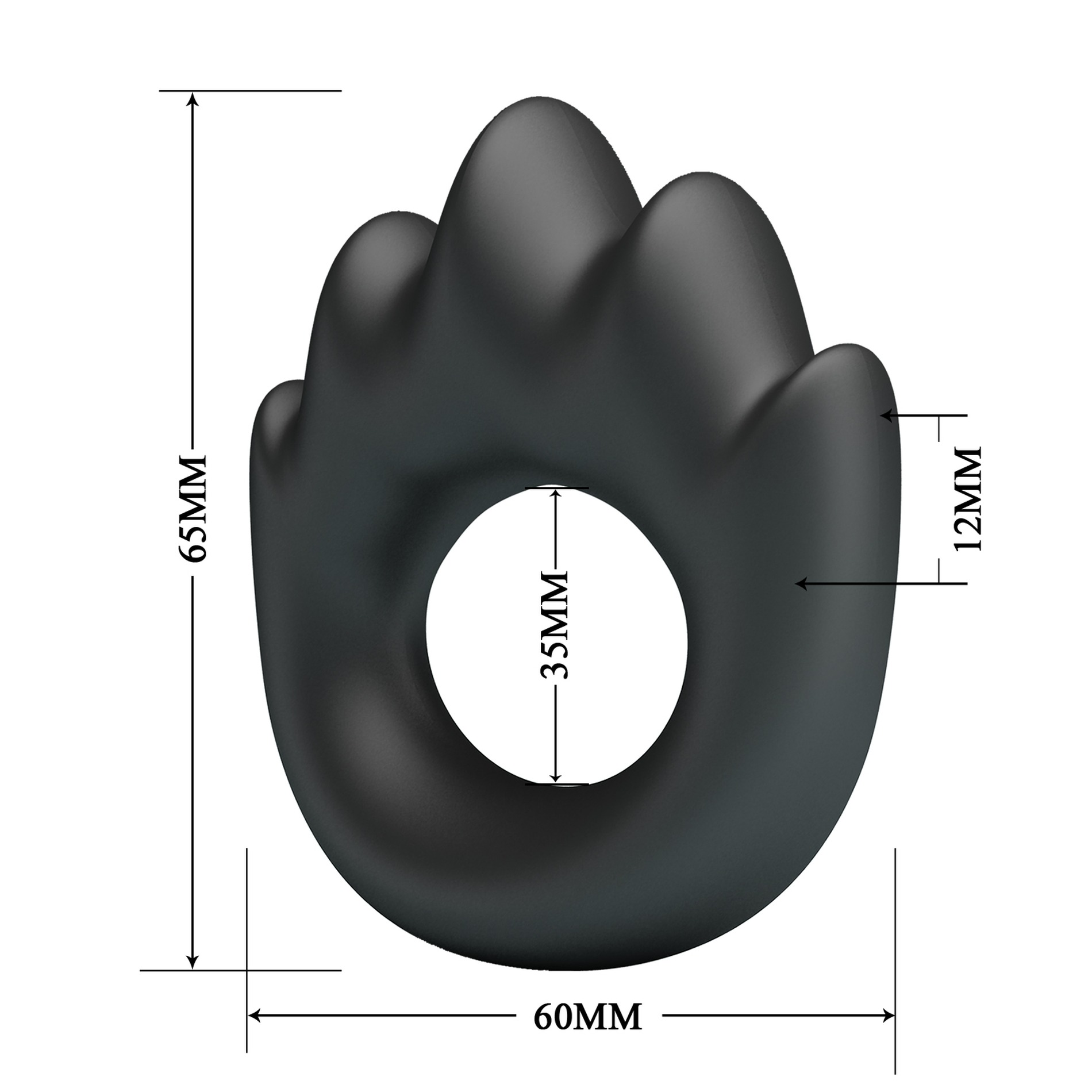      Crazy Bull HABERT Super Soft Silicone Ring, 
