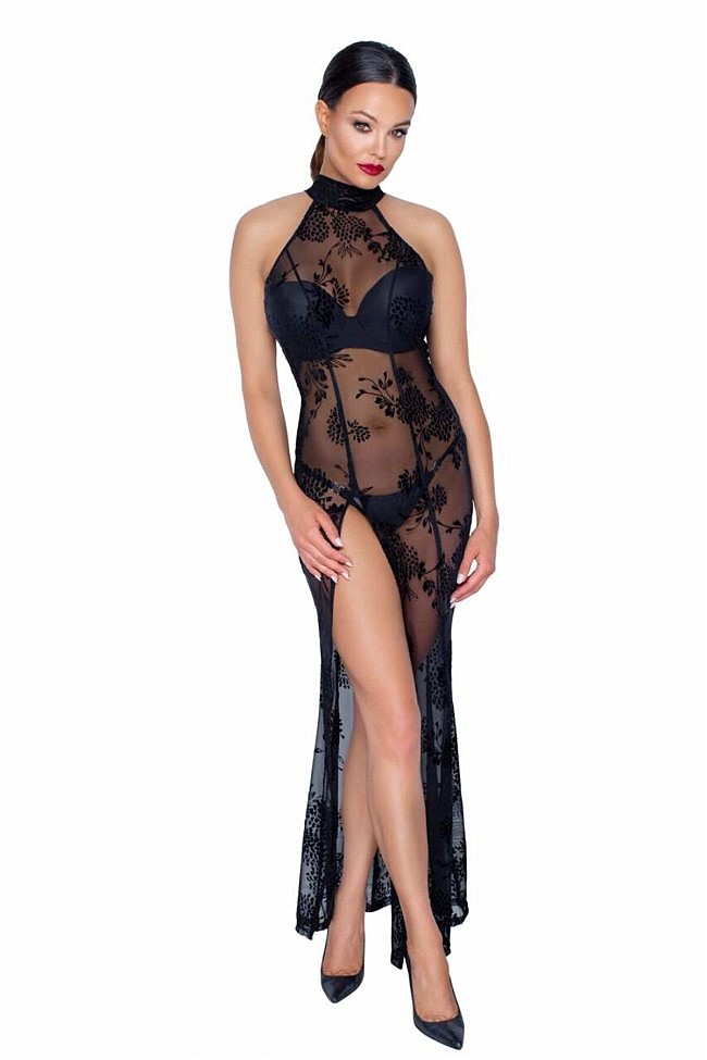       Noir Handmade F239 Long tulle dress,  