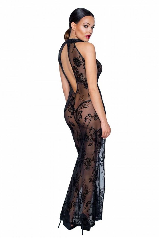       Noir Handmade F239 Long tulle dress,  