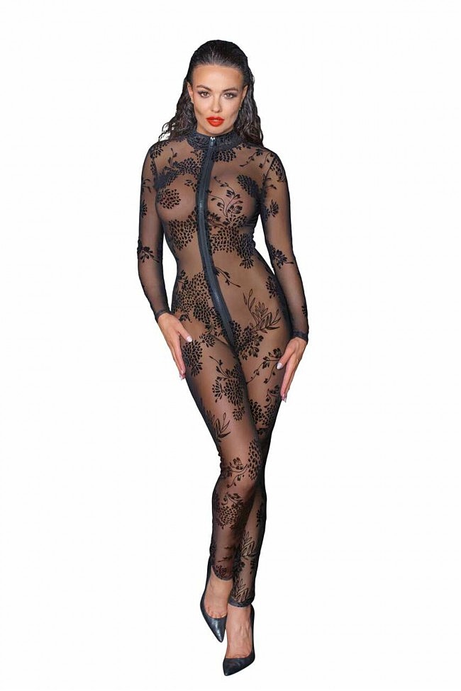     Noir Handmade F237 Long tulle overall,  