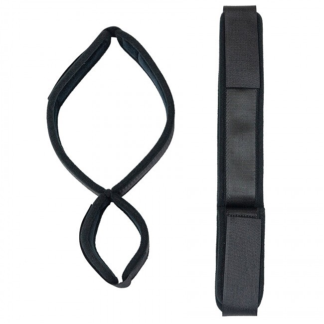      Punishment Thigh to Wrist Restraints Black, 