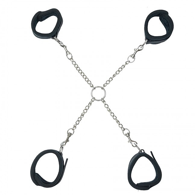 	 Punishment Hog-Tie Black,     
